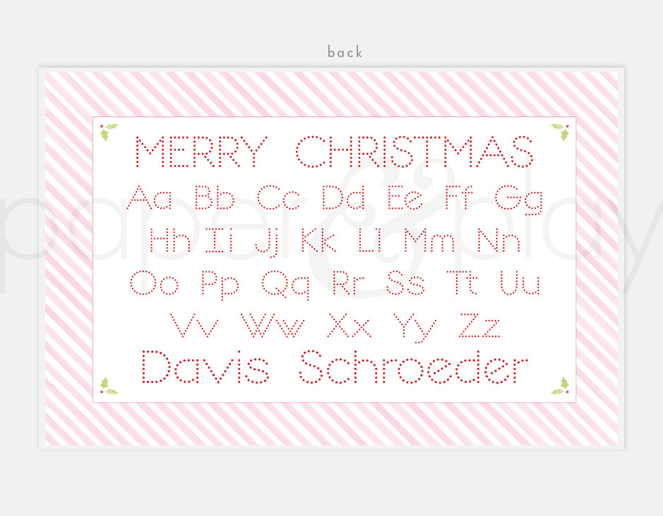 Gingerbread Girl Laminated Placemat