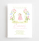 Watercolor Garden Fairy Invitation